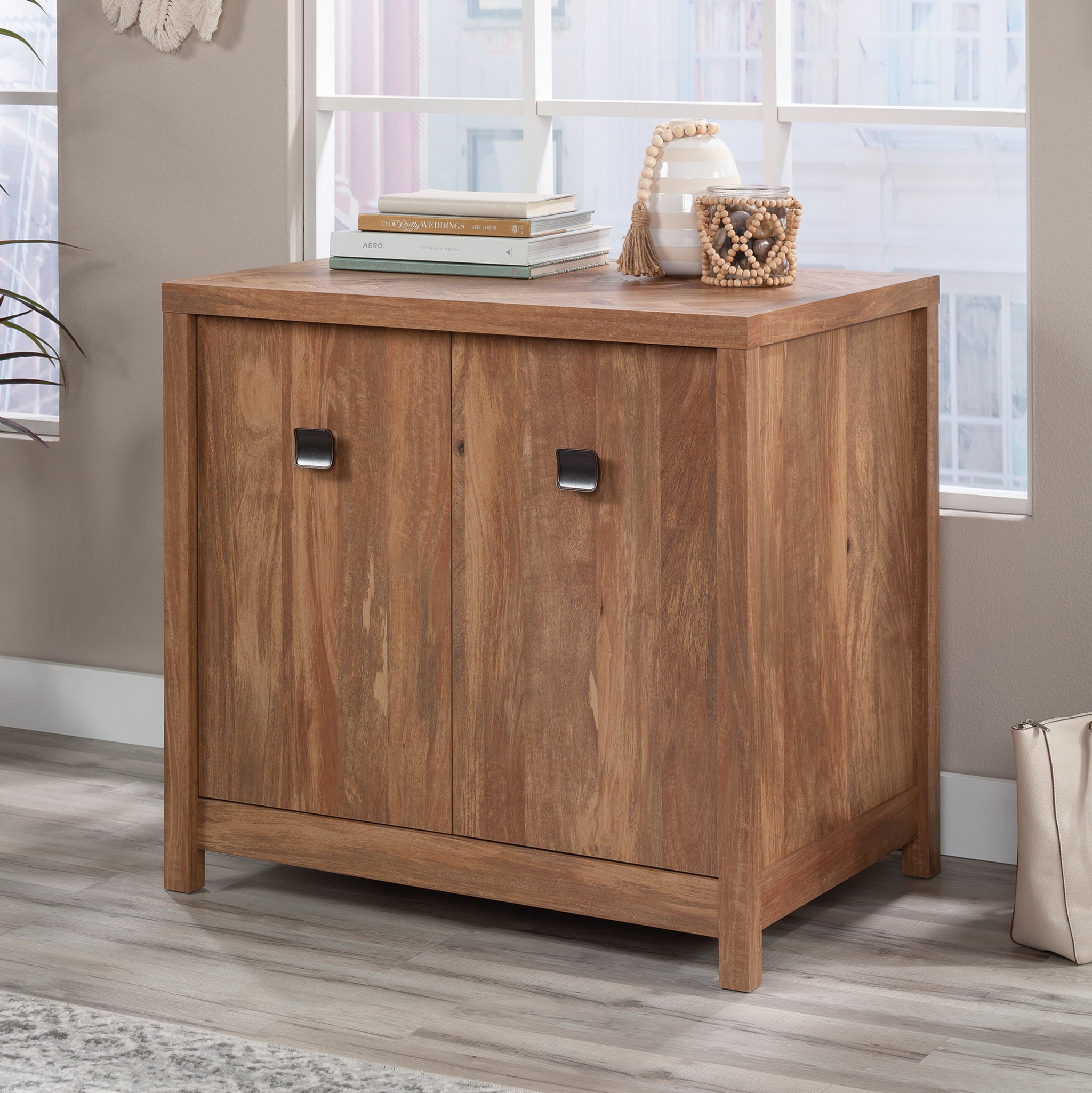 Sindoori Mango Brown Office Cabinet with Adjustable Shelving