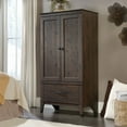 thumbnail image 1 of Sauder Carson Forge Armoire, Coffee Oak Finish, 1 of 10