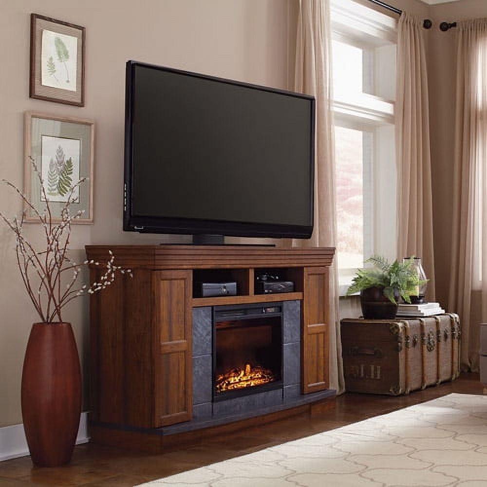 Sauder Carson Electric Fireplace Media Console For TVs up to 60