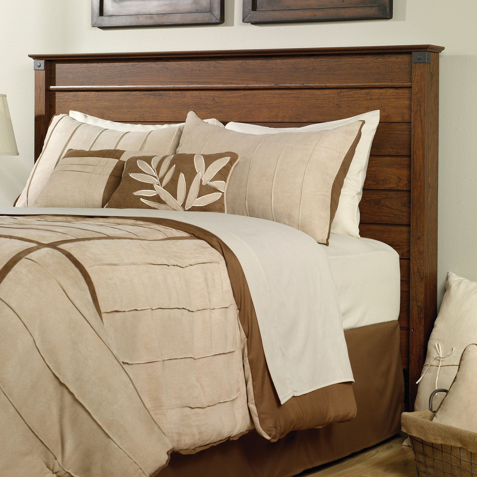 Sauder Carson Forge Full Queen Panel Headboard Washington Cherry