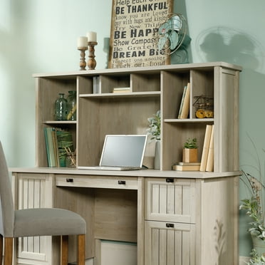 Sauder Costa 59" Hutch, Chalked Chestnut Finish