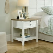 Sauder Cottage Road 1 Drawer Nightstand, Soft White Finish