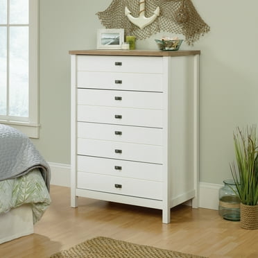 Sauder Cottage Road 4 Drawer Chest, Soft White Finish