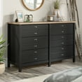 thumbnail image 1 of Sauder Cottage Road 6-Drawer Dresser, Raven Oak Finish, 1 of 13