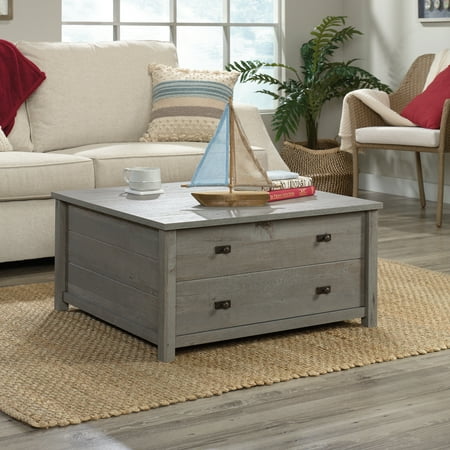 Sauder - Cottage Road Storage Coffee Table - Gray