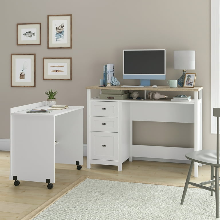 Sideboard top hidden desk