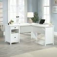 thumbnail image 1 of Sauder County Line L-Shaped Desk with File Drawer, Soft White Finish, 1 of 11