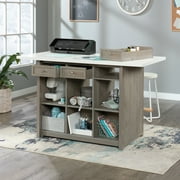 Sauder Craft Pro Series Engineered Wood Craft Table in Mystic Oak