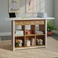 thumbnail image 1 of Sauder Craft Pro Series Work Table with Drawers, Sindoori Mango Finish, 1 of 14