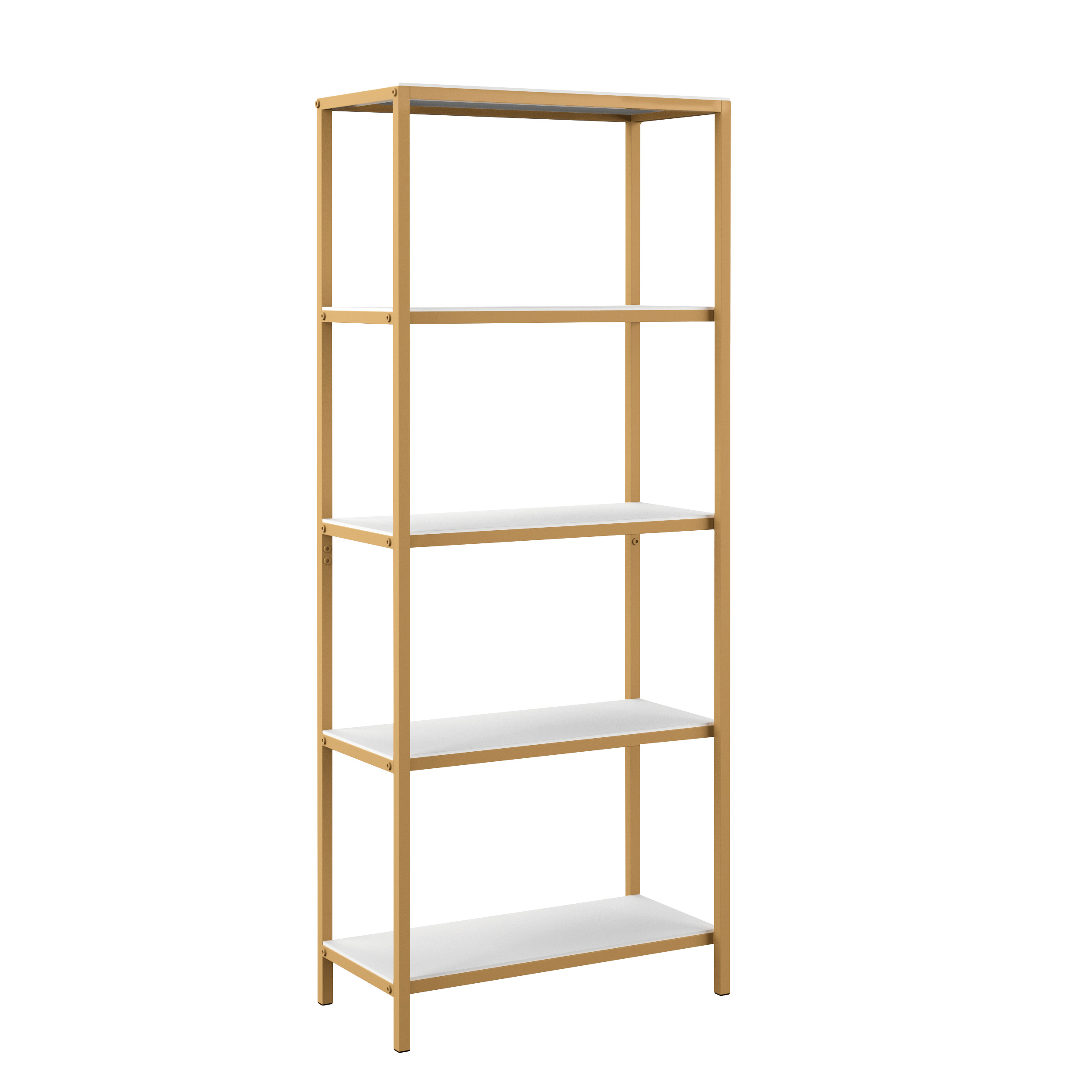 Sauder Curiod Tall Bookcase, White Finish