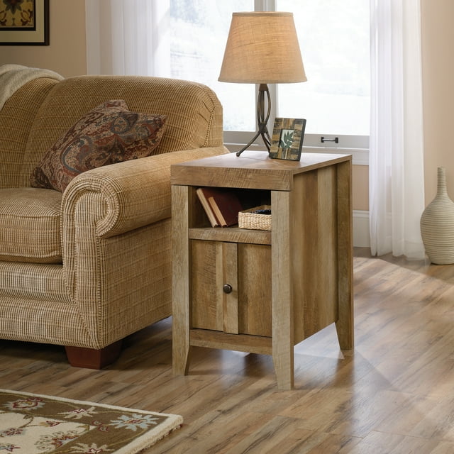 Sauder Dakota Pass End Table, Craftsman Oak Finish