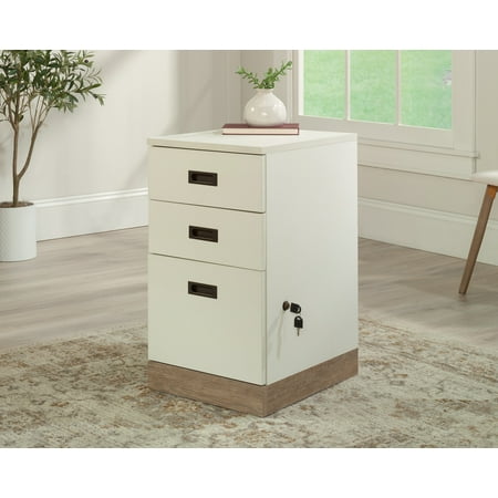 Sauder - Dixon City 3-Drawer Mobile File Cabinet i - Brushed Oak