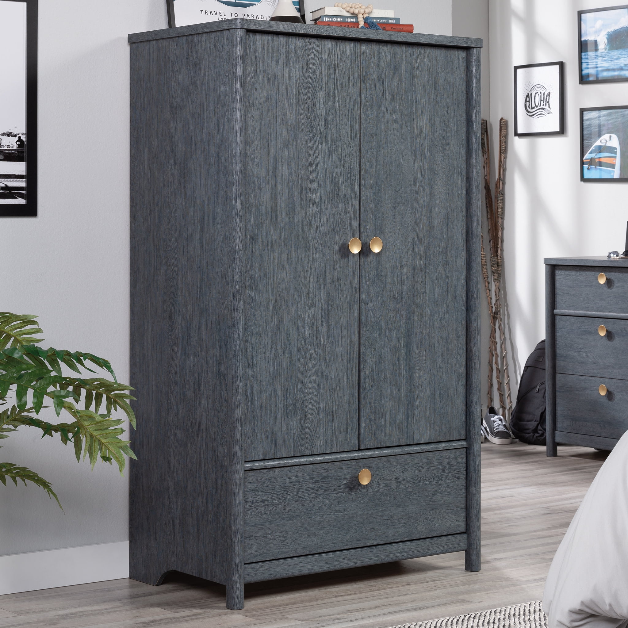 Free Shipping! Sauder Dover Edge Bedroom Armoire with Drawer in