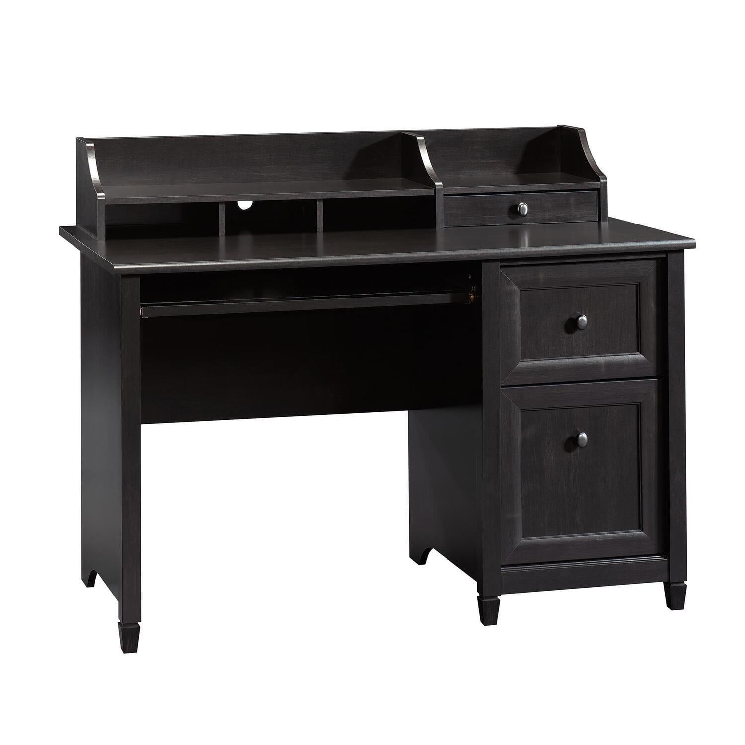 Sauder Edge Water Computer Desk, Estate Black Finish