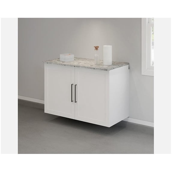 Sauder GarageCore Storage Bundle in White finish