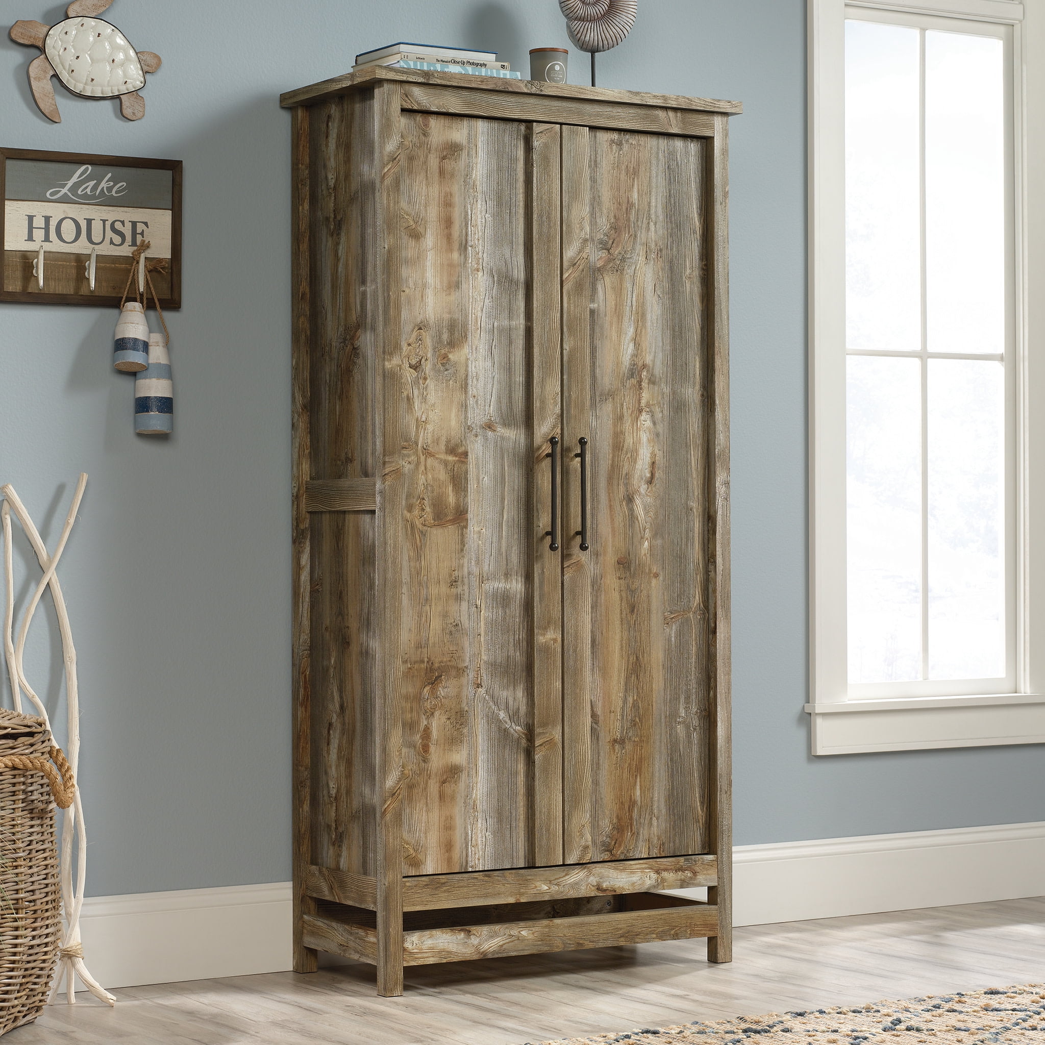 Vintage Storage Cabinet With Doors