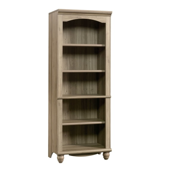 Sauder Harbor View 72" Library Bookcase, Salt Oak Finish