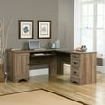 thumbnail image 1 of Sauder Harbor View Corner Computer Desk, Salt Oak Finish, 1 of 13