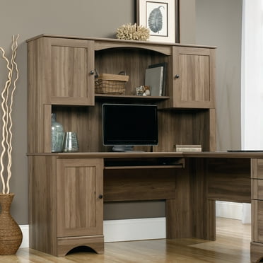 Sauder Harbor View Hutch, Salt Oak Finish