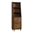 thumbnail image 1 of Sauder Harvey Park Engineered Wood 3-Shelf Narrow Bookcase in Grand Walnut, 1 of 7