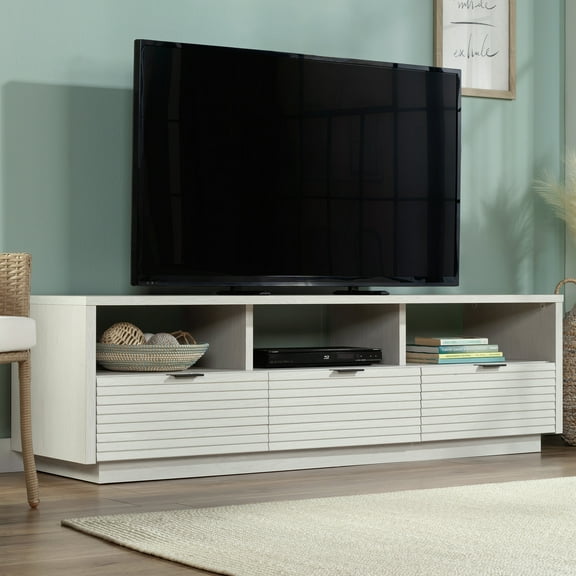 Sauder Harvey Park Engineered Wood TV Stand For TVs Up to 70" in Glacier Oak