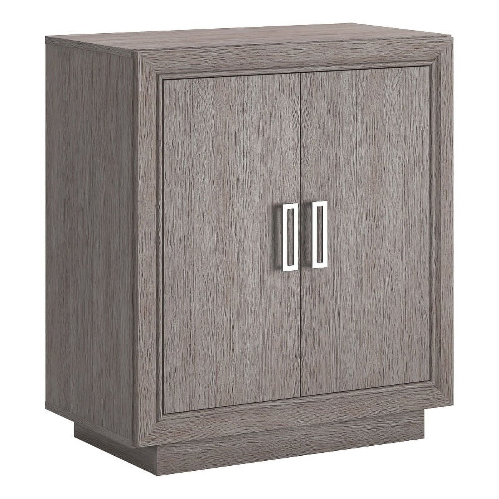 Ashen Oak 2-Door Adjustable Shelf Office Cabinet