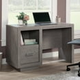 thumbnail image 1 of Sauder Hayes Garden Desk with File Drawer, Ashen Oak Finish, 1 of 10