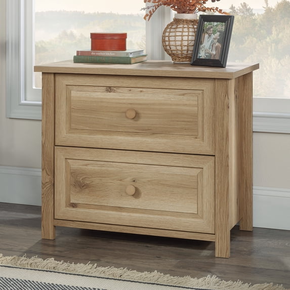 Sauder Hillmont Farm 2-Drawer Lateral File, Timber Oak Finish
