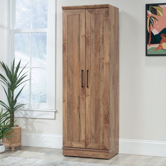 Sauder HomePlus 2-Door Storage Cabinet, Sindoori Mango Finish