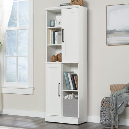 Sauder HomePlus 2-Door Storage Cabinet, Soft White Finish