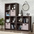 thumbnail image 1 of Sauder HomePlus 4-Cube Bookcase, Dakota Oak Finish, 1 of 10