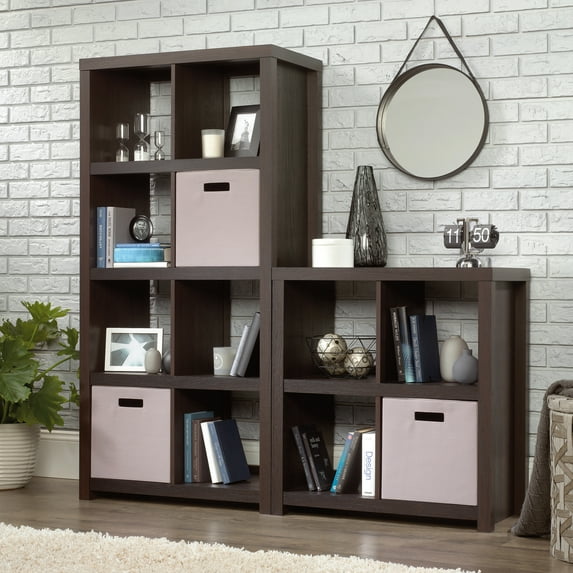 Sauder HomePlus 4-Cube Bookcase, Dakota Oak Finish