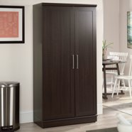 Suncast 80-inch x 40-inch 4-Shelf Storage Cabinet Locker, Black, Resin ...