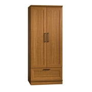 Sauder HomePlus Engineered Wood Wardrobe Armoire in Sienna Oak Finish