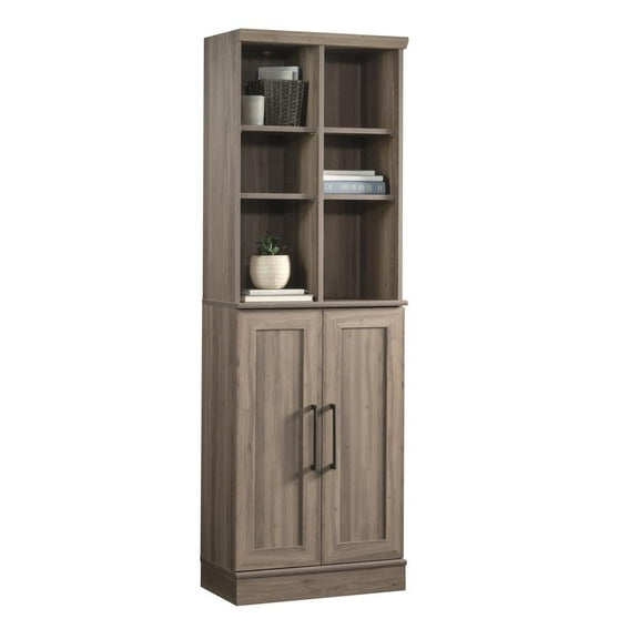 Sauder Homeplus Engineered Wood Storage Cabinet in Salt Oak Finish