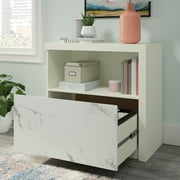 Sauder Hudson Court Engineered Wood Lateral File in Pearl Oak