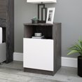 thumbnail image 1 of Sauder Hudson Court Nightstand, Charcoal Ash Finish, 1 of 9