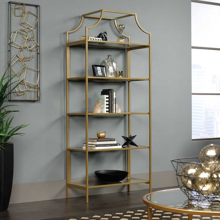 Sauder, Metal Bookcase, 70-7/8