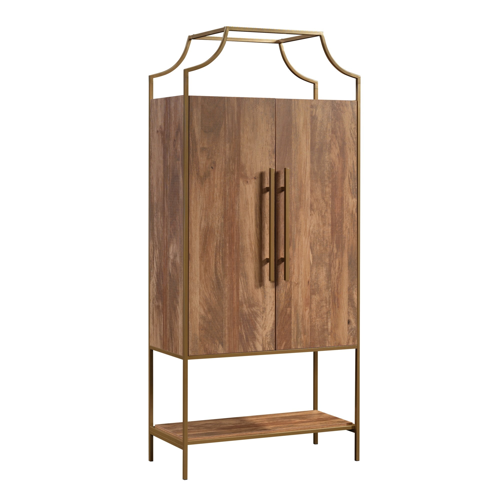 Sindoori Mango Brown Storage Cabinet with Adjustable Shelving