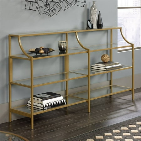 Sauder - International Lux Console Table - Satin Gold