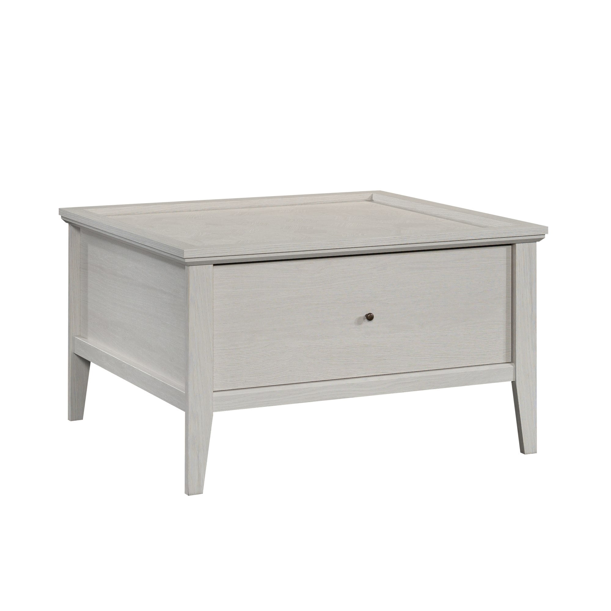 Glacier Oak Rectangular Coffee Table with Storage Drawer