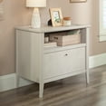 thumbnail image 1 of Sauder Larkin Ledge 1-Drawer Lateral File Cabinet, Glacier Oak Finish, 1 of 11