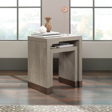 Sauder Manhattan Gate Nesting Tables, Mystic Oak Finish