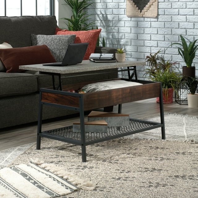 Sauder Market Commons Lift-top Coffee Table, Rich Walnut Finish