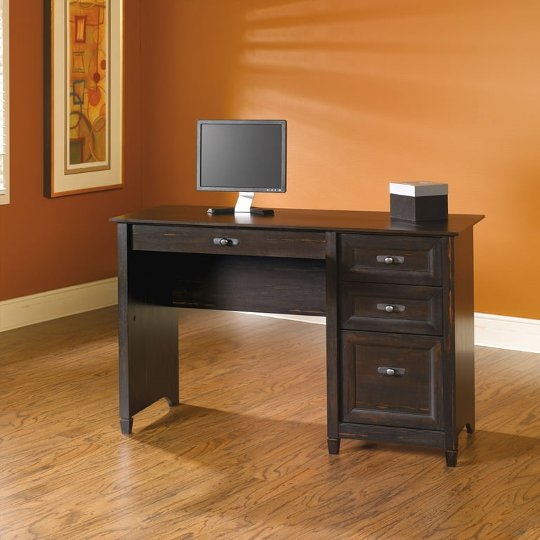 Sauder New Cottage Desk Antiqued Black Paint Finish