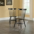 thumbnail image 1 of Sauder New Grange Solid Wood Spindle Back Dining Chair in Black (Set of 2), 1 of 5