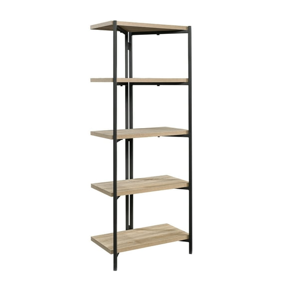 Sauder North Avenue 4 Shelf Folding Bookcase, Charter Oak Finish