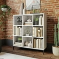 thumbnail image 1 of Sauder North Avenue Engineered Wood 9-Cube Organizer in White Finish, 1 of 10