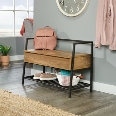 Sauder North Avenue Storage Bench, Sindoori Mango Finish