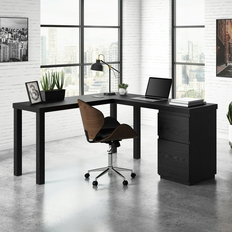 Sauder l 2024 shaped desk walmart
